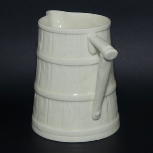 Royal Worcester Wooden Barrel jug | Cream