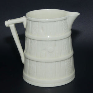 Royal Worcester Wooden Barrel jug | Cream