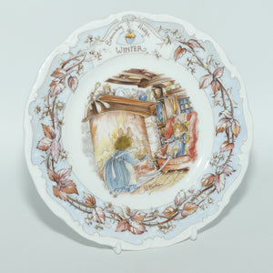 Royal Doulton Brambly Hedge Giftware | Winter plate | 16cm