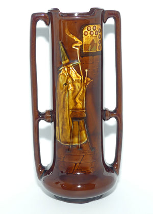 Royal Doulton Kingsware Wizard vase | Double handles