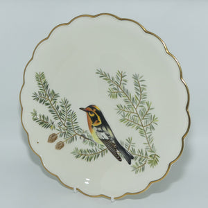Royal Worcester | The Birds of Dorothy Doughty plates | Blackburnian Warbler and Western Hemlock | boxed