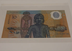 Australia | Polymer 1988 BiCentenary Commemorative $10 Note | early issue AA 00 068 798