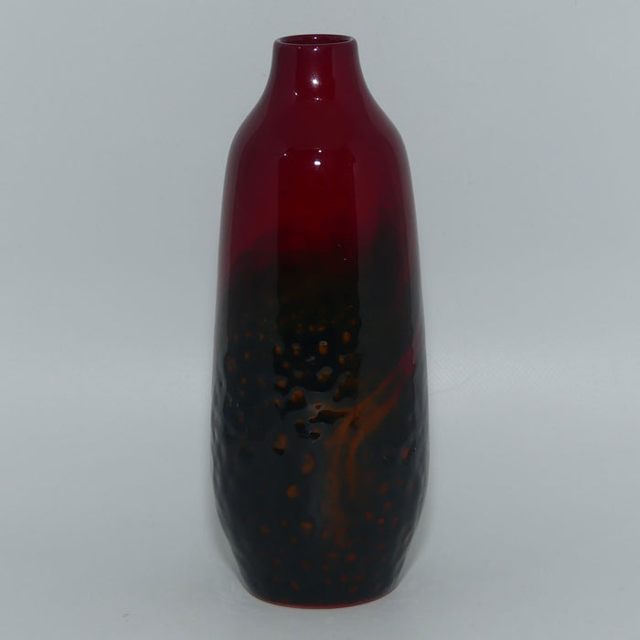Royal Doulton Flambe Veined 1614 vase | Yellow #1
