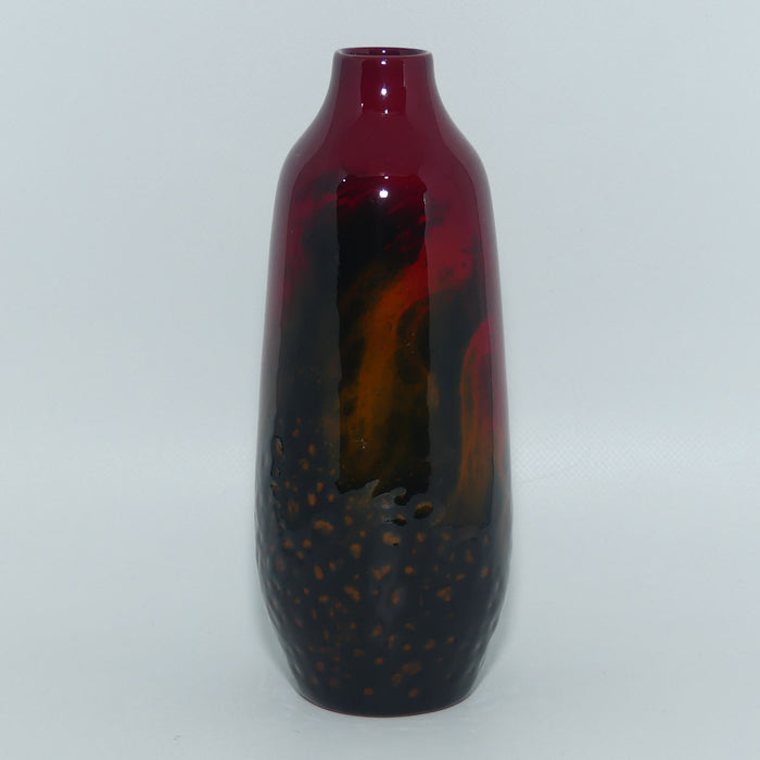 Royal Doulton Flambe Veined 1614 vase | Yellow #2