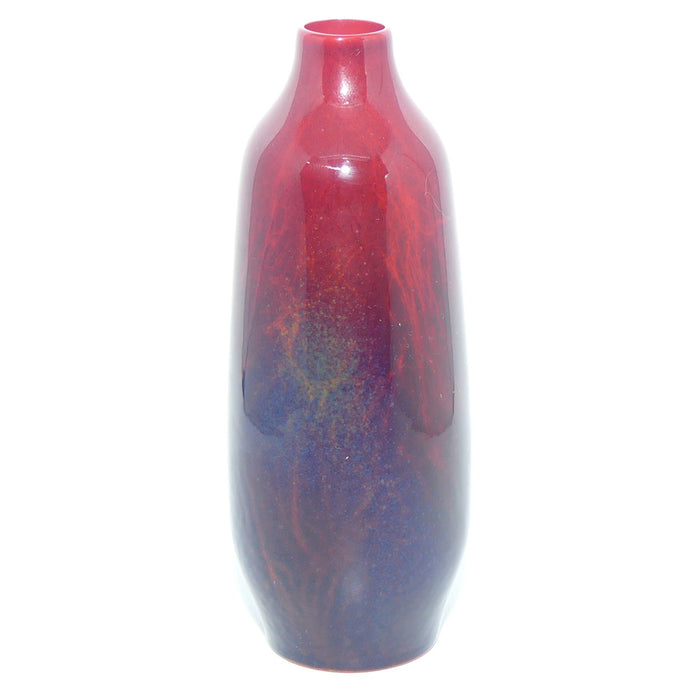 Royal Doulton Flambe Veined 1614 vase | Blue #1