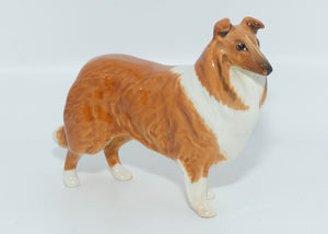 Beswick Collie | Small | Brown and White #1814 | Gloss | Designer: Arthur Gredington | Issued: 1962 - 1975