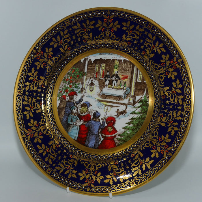 1981 | The Caverswall Christmas Carol Plate | The Wassail Song