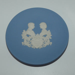 Wedgwood Jasper | Royalty | 1982 HRH Charles and Diana | Royal Birth round tray #2