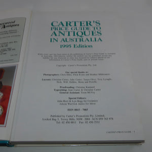 reference-book-carters-price-guide-to-antiques-in-australia-1995-edition