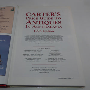 reference-book-carters-price-guide-to-antiques-in-australasia-1996-edition