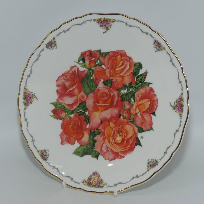 Royal Albert England | Queen Mother's Favourite Flowers plate 1 | Elizabeth of Glamis | #1