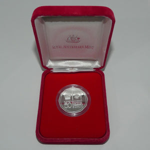 RAM 1952 - 2002 HM Queen Elizabeth II Accession Proof Silver 50c
