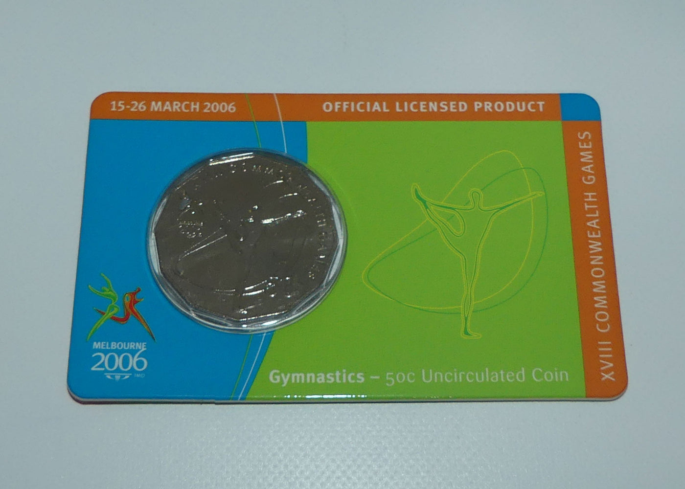RAM 2006 Melbourne 2006 50 cent Uncirculated Gymnastics Roundabout Antiques