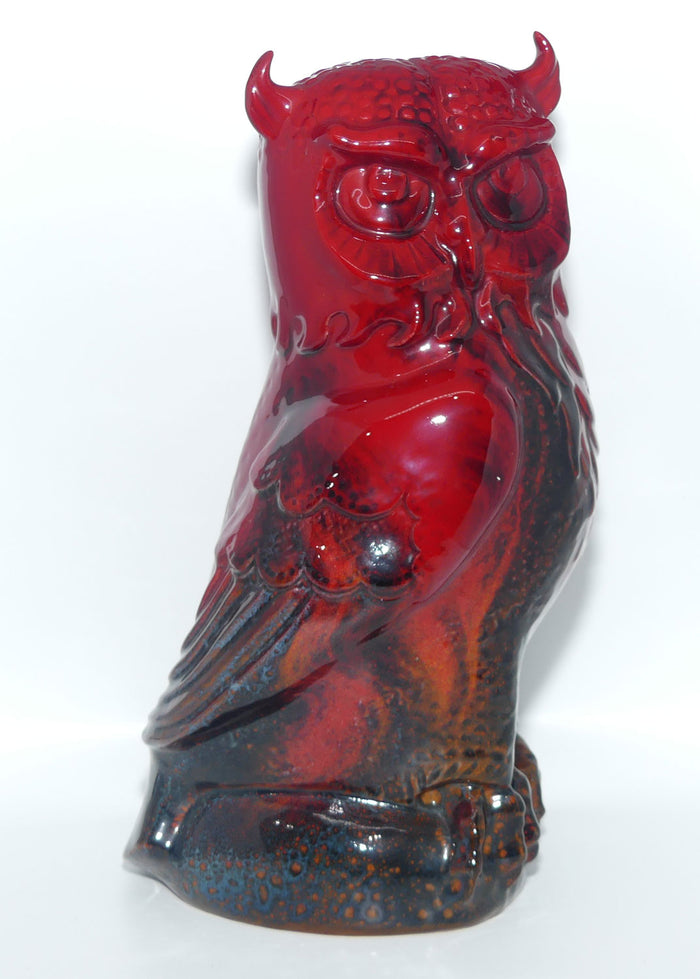 #2249 Royal Doulton Flambe Owl | Flambe Glaze