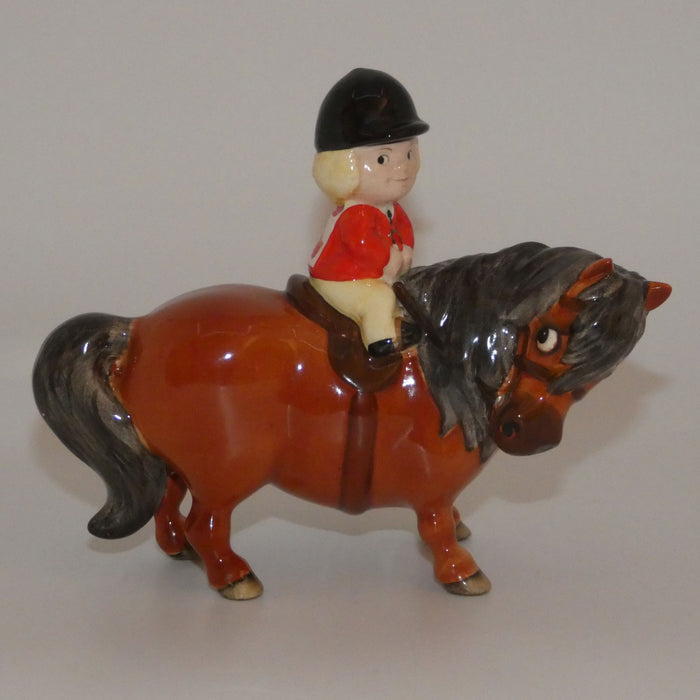 #2704B Beswick Thelwell An Angel on Horseback (Brown)