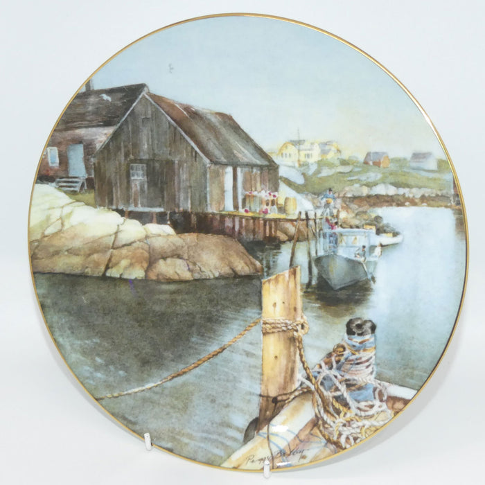 Royal Doulton Aged in Wood #2 plate | Peggy Brisby | Peggy's Cove