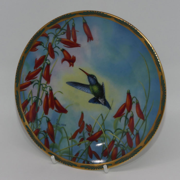 Bradex 84 P29 22.3 plate | Gems of Nature | Broad Billed Hummingbird and Penstemon