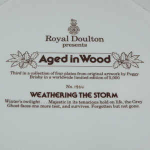 royal-doulton-aged-in-wood-3-plate-peggy-brisby-weathering-the-storm
