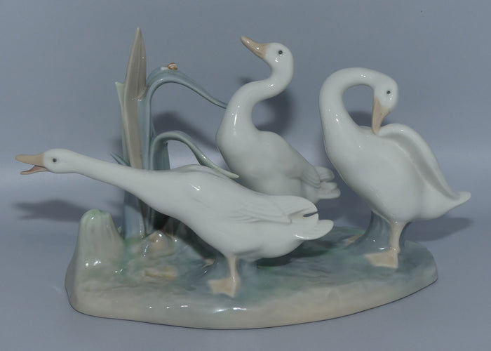Lladro Three Geese figure group #4549