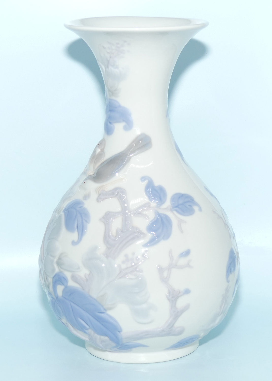 リヤドロ lladro 「sparrows and flowers vase」