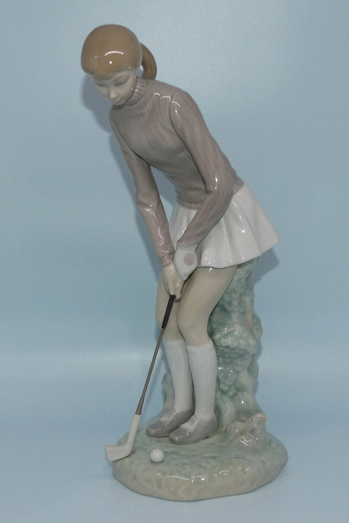 Lladro figure Lady Golfer #4851