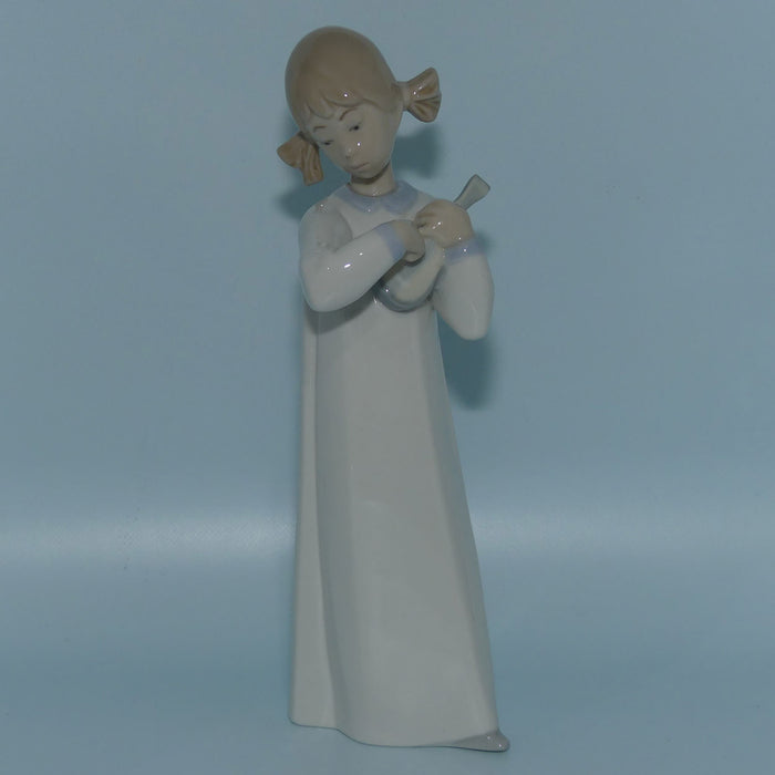 Lladro figure Girl with Guitar | #4871 | boxed #1