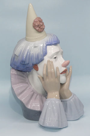 lladro-clowns-head-jester-with-base-5129