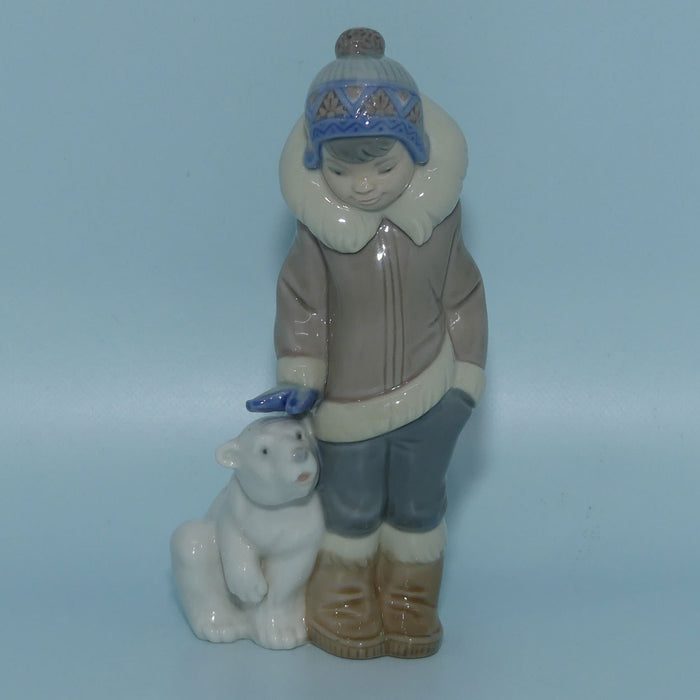 Lladro figure Eskimo Boy with Pet #5238 | #1