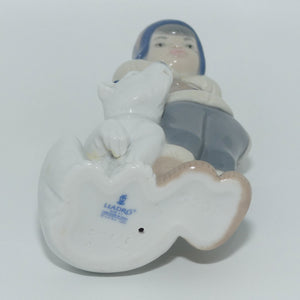 Lladro figure Eskimo Boy with Pet #5238 | #3 boxed