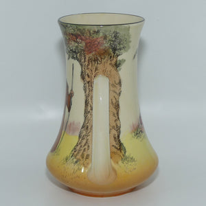 Royal Doulton Under the Greenwood Tree twin handle vase | Shape 7348 | D6094