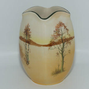 Royal Doulton Coaching Days square section vase | Shape 7992