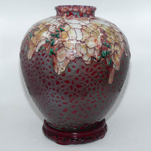 BA21 Royal Doulton Burslem Artwares Flambe | Sanming Vase in Chang | LE 002/125