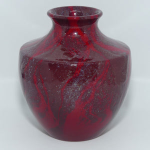 BA31 Royal Doulton Burslem Artwares Flambe Shantou vase