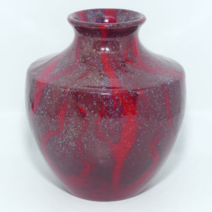 BA31 Royal Doulton Burslem Artwares Flambe Shantou vase