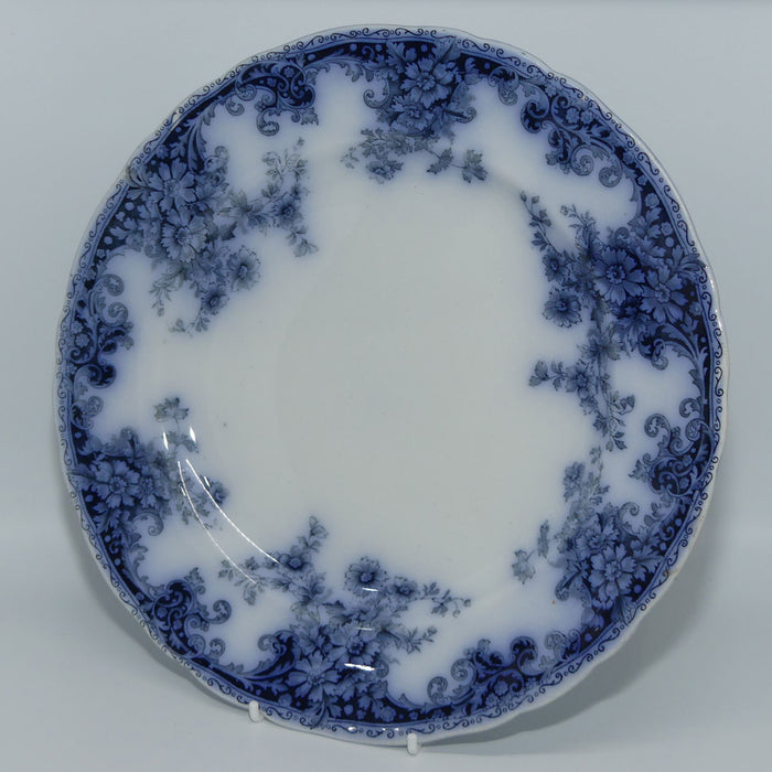 Burgess and Leigh Burslem Athol pattern Flow Blue plate