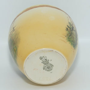 Royal Doulton Coaching Days small ovoid vase | Shape 7657 | D2716