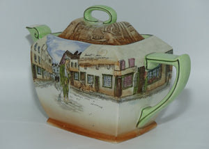 Royal Doulton Dickens Poor Jo Friar shape teapot D2973