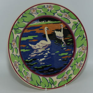 Royal Doulton Art Deco Swans C plate | D5206