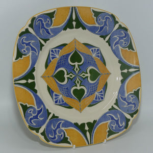 Royal Doulton Art Deco Floral Patterns V plate | Square D5660
