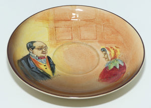 Royal Doulton Dickens Sam Weller | Fat Boy | Mr Pickwick | Mrs Cluppins low relief duo D5833