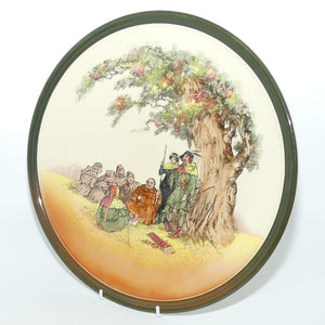 Royal Doulton Under the Greenwood Tree wall charger D6094 | Green Border