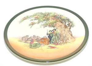 Royal Doulton Under the Greenwood Tree wall charger D6094 | Green Border