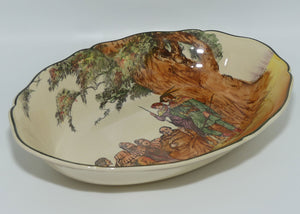 Royal Doulton Under the Greenwood Tree oval bowl D6094 | Mauve