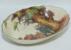 Royal Doulton Under the Greenwood Tree oval bowl D6341 | Blue