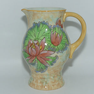 Royal Doulton colourful Water Lily pattern jug D6343 