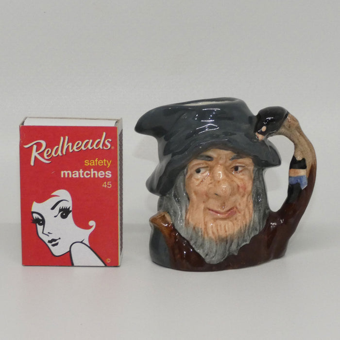 D6517 Royal Doulton miniature character jug Rip Van Winkle