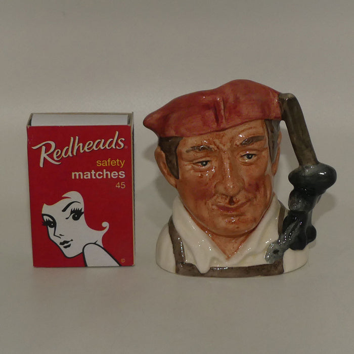 D6585 Royal Doulton miniature character jug Blacksmith