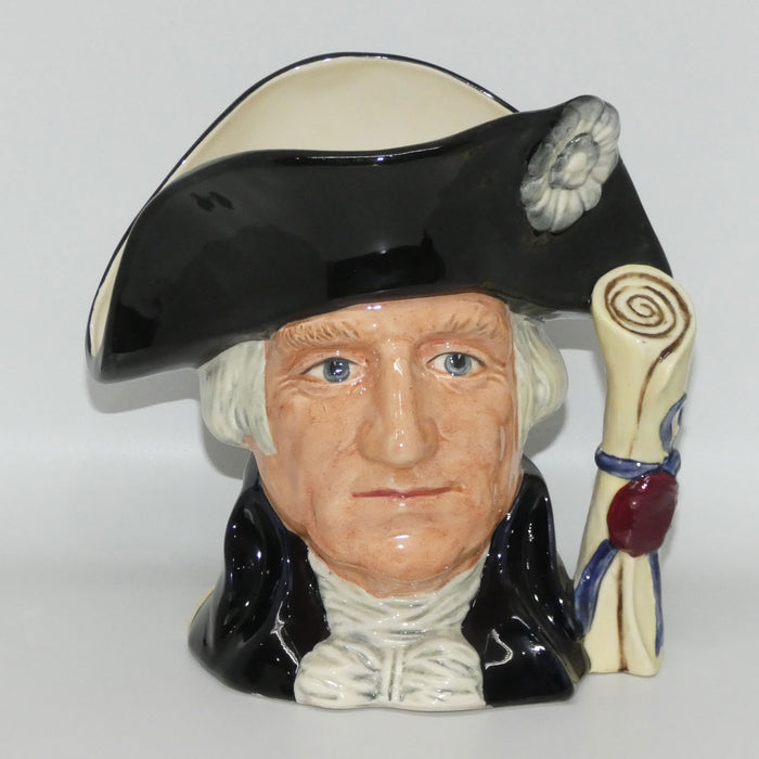 D6669 Royal Doulton large character jug George Washington (Backstamp B: 250th Anniversary of Birth)