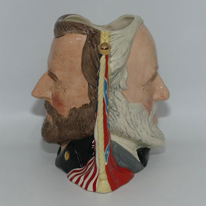 D6698 Royal Doulton large character jug Ulysses S Grant and Robert E Lee | Antagonists Collection