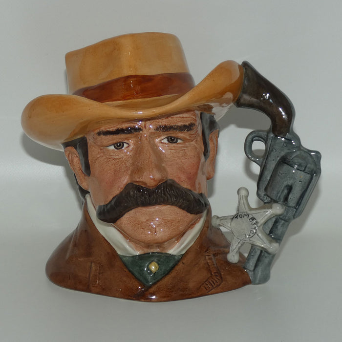 D6711 Royal Doulton mid size character jug Wyatt Earp | Decorating Sample